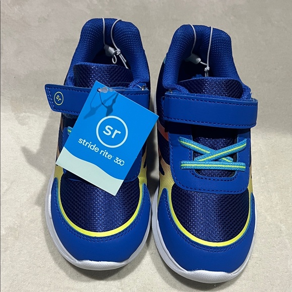 Stride Rite Ryne Sneaker - Big Kid Blue - Picture 1 of 4